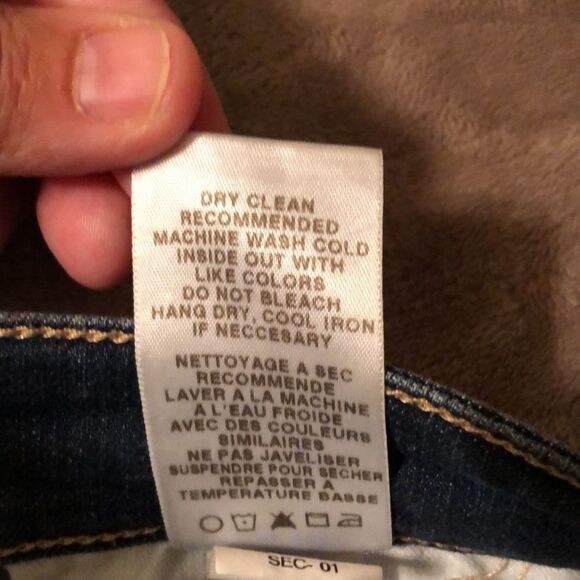 joe’s 29x32 Inseam Blue Lindz Straight Distressed Pockets Designer Jeans - Picture 13 of 16